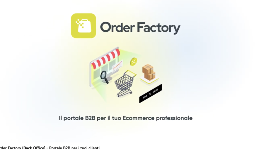 order factory portale b2b ecommerce professionale
