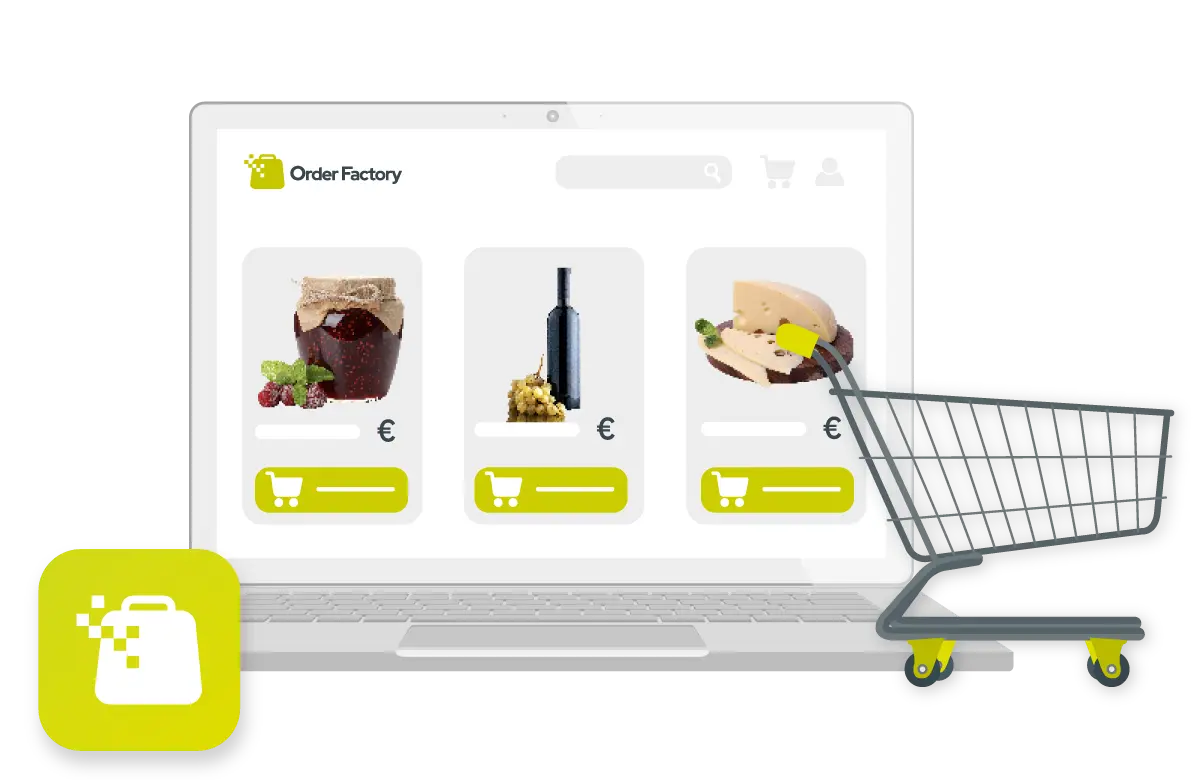 order factory ecommerce b2b per clienti professionali